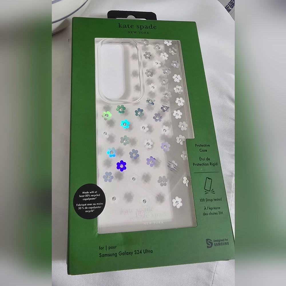 Kate Spade New York CASE for Samsung Galaxy S24 Ultra | Scattered Flowers | NIB